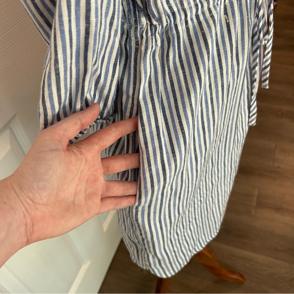 Tommy Hilfiger Blue and White Striped Midi Dress | Size SP - Picture 10 of 10